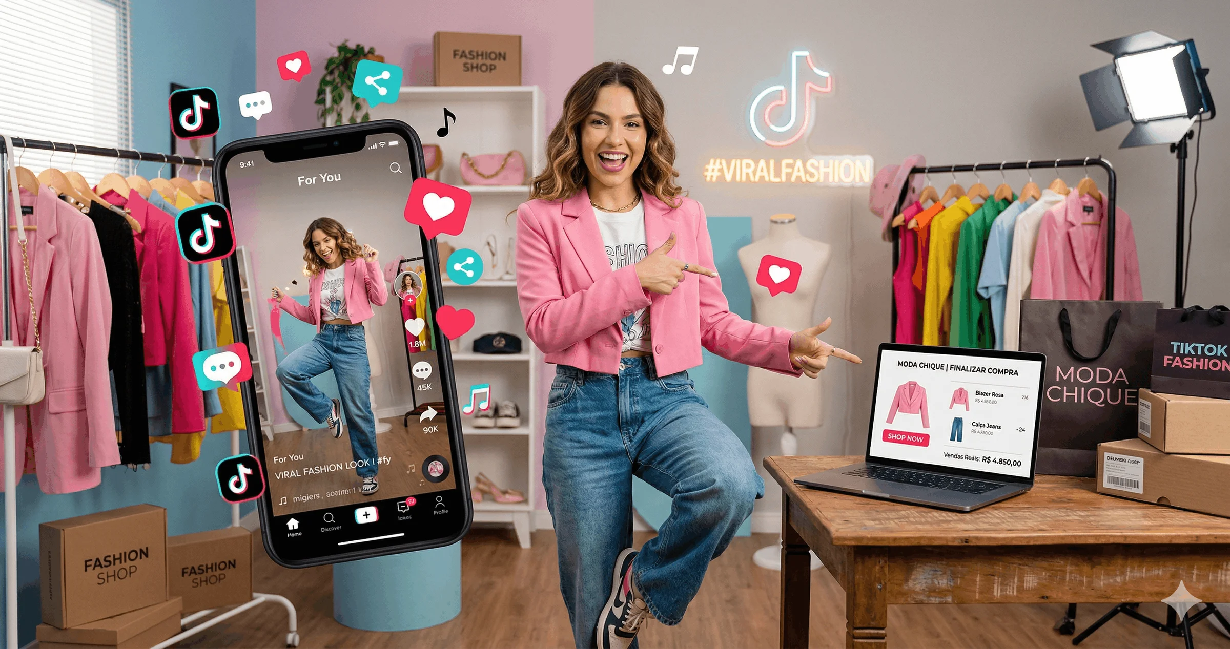 TikTok para marcas de moda: como viralizar e converter em vendas reais